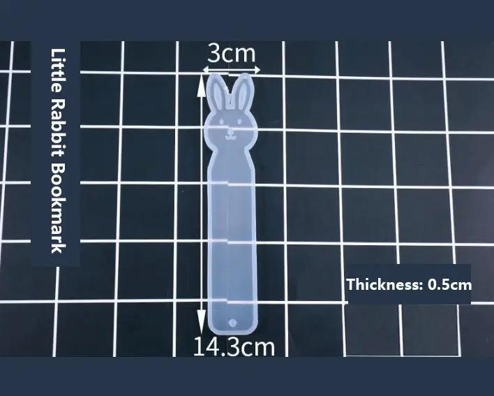 DIY Bookmark Resin Moulds Jewelry Making DIY Craft Tools - Little Rabbit by Resin Art NZ