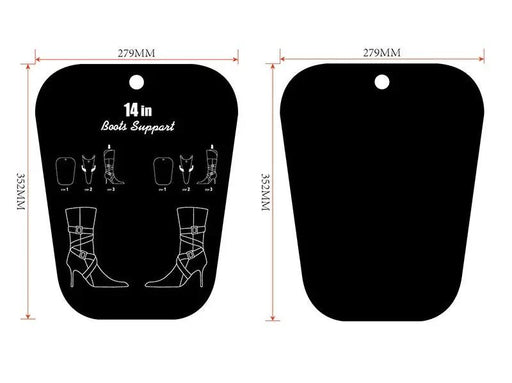 10 SHEETS (5 PAIRS) Flexible Shoe/Boot Shapers Holder - 35CM by dealonline.co.nz