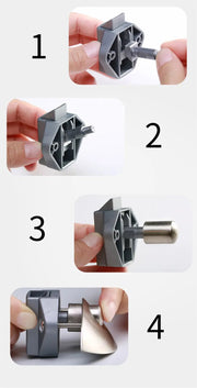 Handle Caravan RV Cupboard/Drawer Zinc Alloy Push Lock Latch Knob by salelink.co.nz