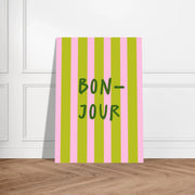 Bonjour by Blank Wall Print Shop