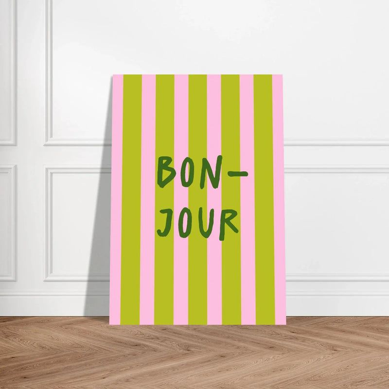 Bonjour by Blank Wall Print Shop