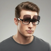 Polarized Sunglasses Clip - DARK GREEN by dealonline.co.nz