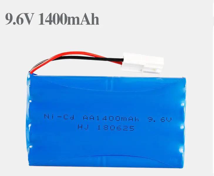 9.6V 1400mAh White Rechargeable Battery for RC Car Boat by dealonline.co.nz