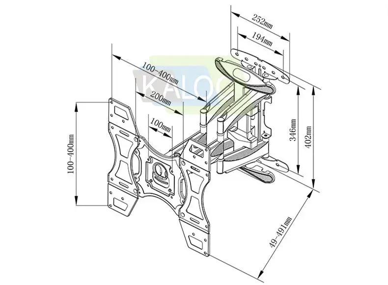 Ultra Strong TV Wall Bracket by salelink.co.nz