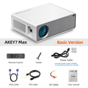 Action Outdoors Limited AKEY7 1080P LED Projector 7500 Lumens 4K Support AKEY7 1080P LED Projector 7500 Lumens 4K Support