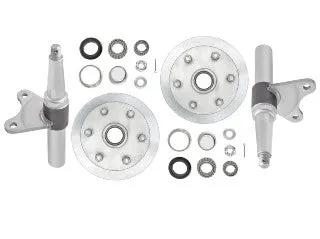 2000kg Disc Braked H&S Set - CI Disc - 6x5-1/2"x1/2" - Pair