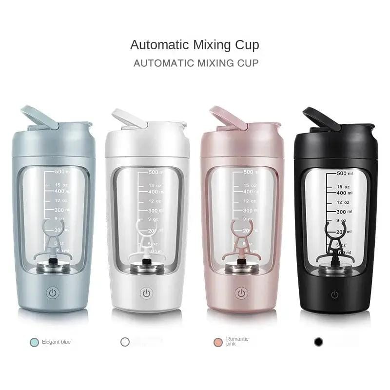 Electric Portable Whey Protein Shaker Bottle For Smooth Blends by Action Outdoors Limited