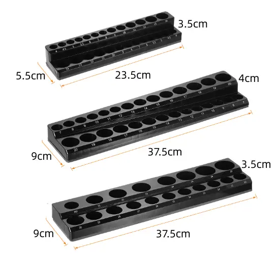 6PCS Magnetic Socket Organizers by salelink.co.nz