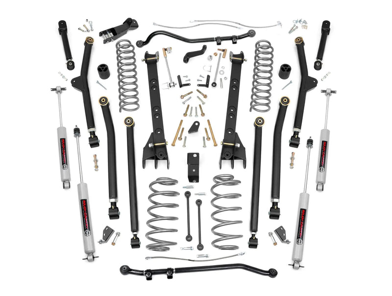 4 Inch Jeep Long Arm Suspension Lift Kit 97-06 Wrangler TJ Rough Country by Magwarehouse.com