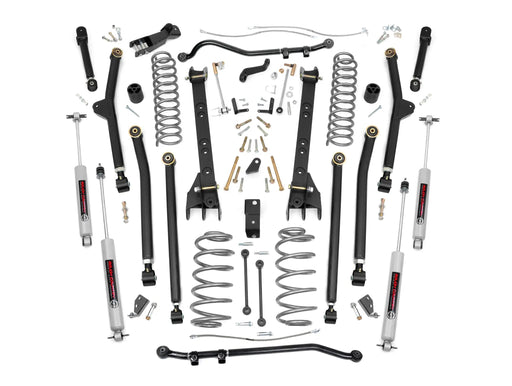 4 Inch Jeep Long Arm Suspension Lift Kit 97-06 Wrangler TJ Rough Country by Magwarehouse.com