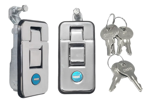 Small Lock - Flush Mount - Chrome