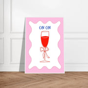 Cin Cin by Blank Wall Print Shop