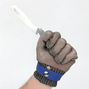 Zendrop Stainless Steel Wire Cut Resistant Safety Gloves For Industrial Use Stainless Steel Wire Cut Resistant Safety Gloves