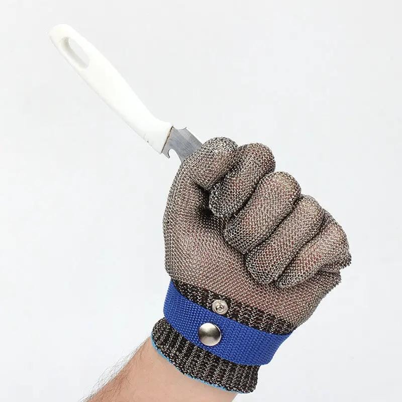 Zendrop Stainless Steel Wire Cut Resistant Safety Gloves For Industrial Use Stainless Steel Wire Cut Resistant Safety Gloves