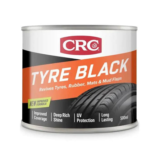 CRC Tyre Black 500ml - Revive Tyres, Rubber & More
