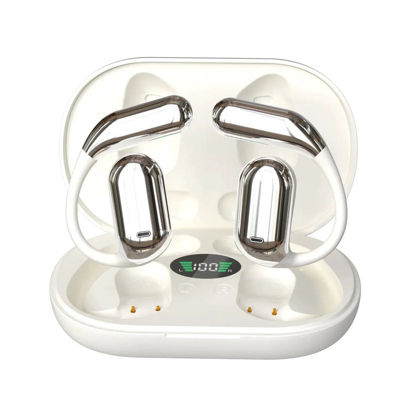 Mead's Supply & Equipment Outfitters limited Bluetooth Headset LED Display Bluetooth Headset – Q16 & Q16 Pro Wireless Ear Hook LED Display Bluetooth Headset – Q16 & Q16 Pro Wireless Ear Hook
