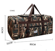 Ecotrek Large 79L Duffel Tote Travel Bag - Camouflage Weekend Luggage KX59401 by ECOTREK