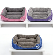 80cm Colourful Calming Dog Bed Warming Washable XL by dealonline.co.nz