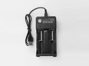 USB Charger for 18650 Rechargeable Battery 2 Slot by dealonline.co.nz