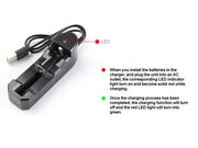 USB Charger for 18650 Rechargeable Battery by dealonline.co.nz