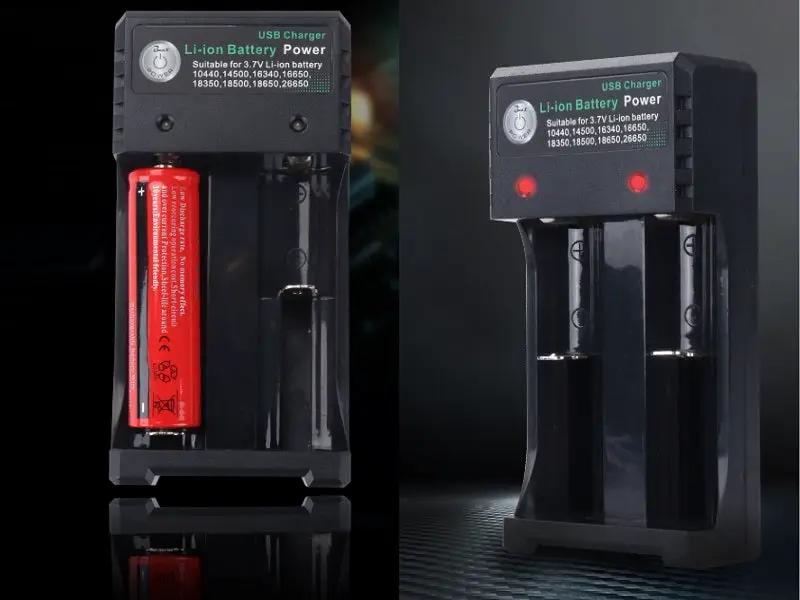 USB Charger for 18650 Rechargeable Battery 2 Slot by dealonline.co.nz
