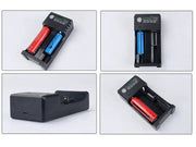 USB Charger for 18650 Rechargeable Battery 2 Slot by dealonline.co.nz