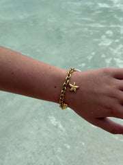 Moana Toiora Gold Bracelet by Tahana Jewellery
