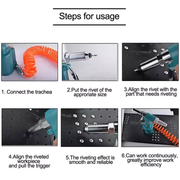Pneumatic Rivet Gun Kit by salelink.co.nz