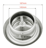 salelink.co.nz Unbranded Adjustable 304 Stainless Steel Vent Cover Adjustable 304 Stainless Steel Vent Cover | Action Outdoors NZ