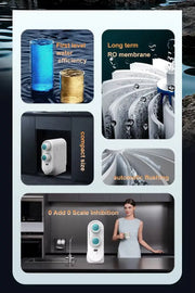 Action Outdoors Limited Plastic Non-water Tank Reverse Osmosis Water Purifier Plastic Non-water Tank Reverse Osmosis Water Purifier