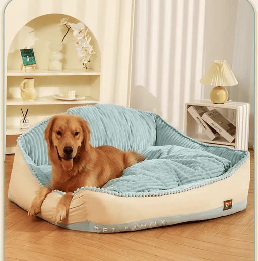 120CM High back bolster comfort Pet Dog Bed Super Thick Warm by dealonline.co.nz