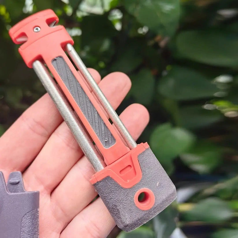 Mead's Supply & Equipment Outfitters limited Knife Sharpener Portable Emery Knife Sharpener – Compact Corundum Whetstone Portable Emery Knife Sharpener – Compact Corundum Whetstone