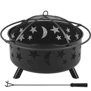 Round Fire Pit by Yaheetech