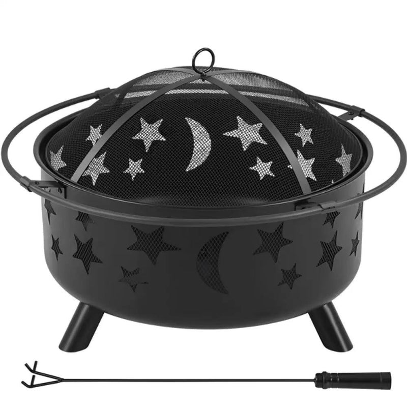 Round Fire Pit by Yaheetech