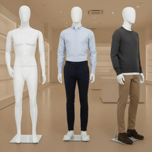 dealonline.co.nz dealonlinenz Brand New Male Full Mannequin 185CM (White) Male Full Body Mannequin 185cm White Detachable Arms