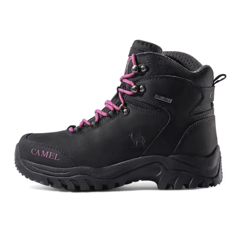 Waterproof High-Top Hiking Boots - Camel Brand by Mead's Supply & Equipment Outfitters limited