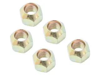 7/16" Unf Wheel Hub Nuts x5