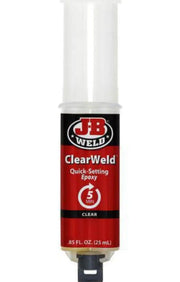 JB Weld ClearWeld Epoxy Adhesive Syringe Mixer 25ml - 50112 by Racing Pro NZ Ltd