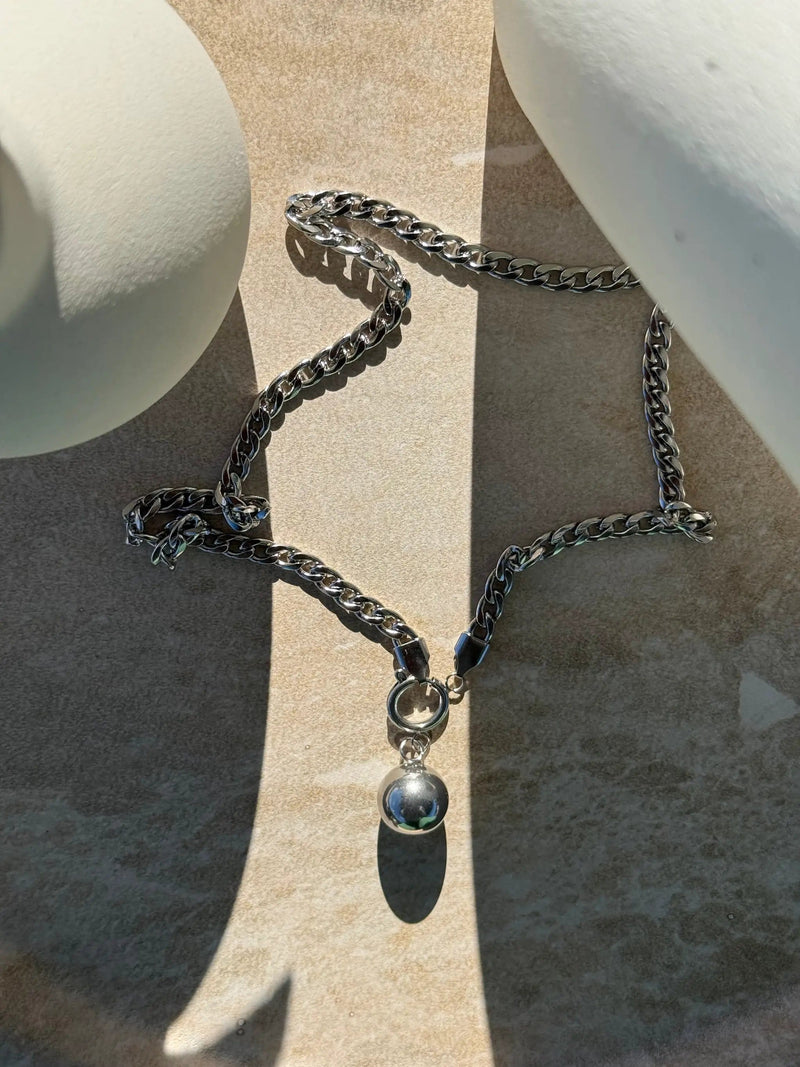 Pōro Toa Silver Necklace by Tahana Jewellery