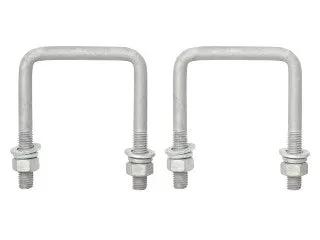 Square U-Bolt - M12 x 80 x 100mm - Pair by Trojan