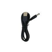 Barrel Jack Power Cable - 5V / 5.5mm x 2.1mm charger (Black) 1m by 9eight5