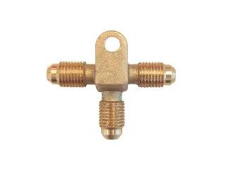 Brass Tee - Male - 3/8" UNF