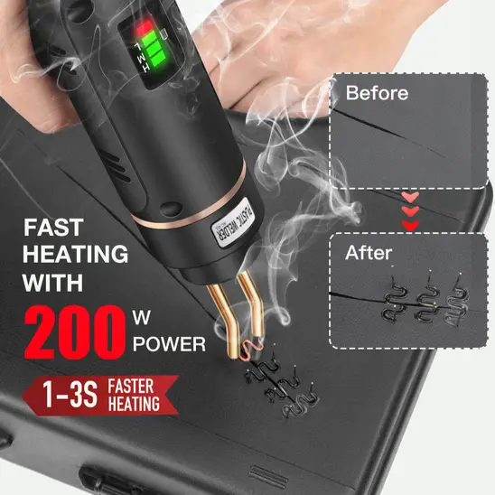 Cordless Plastic Welder Gun Kit by salelink.co.nz