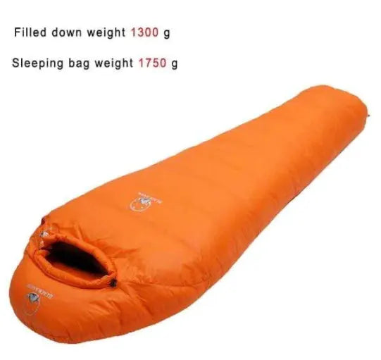 Goose Down Warm Sleeping Bag - Lightweight Insulated Camping Bag | Single by Mead's Supply & Equipment Outfitters limited