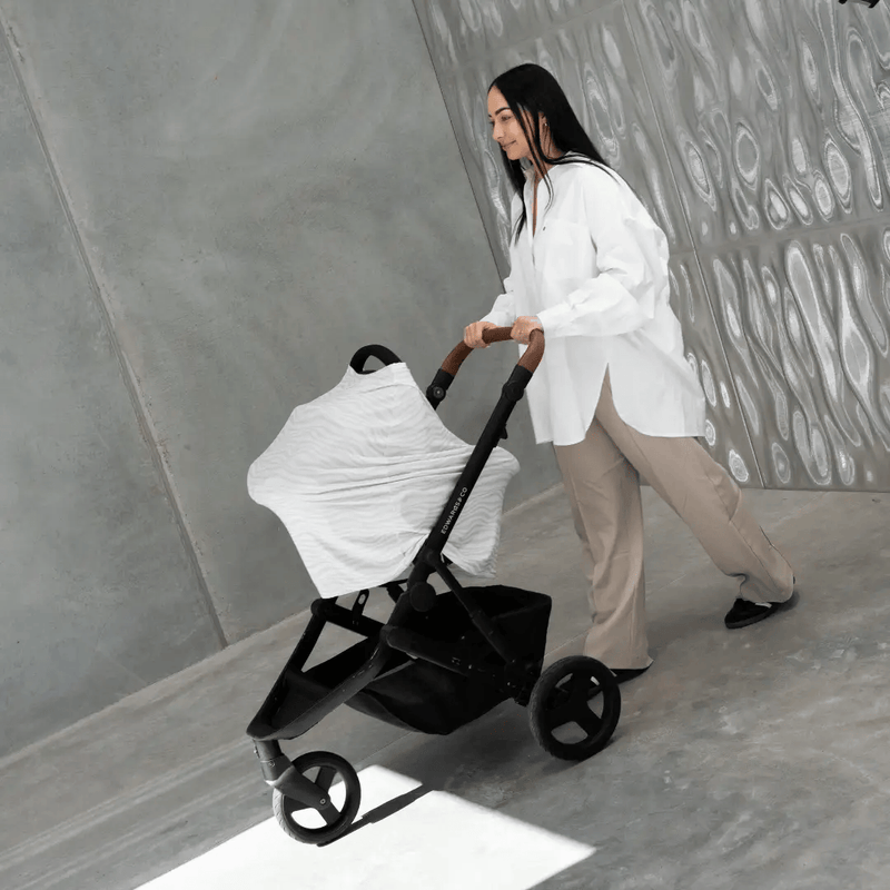 Beige Wave Multi-Use Cover by Modern Mini
