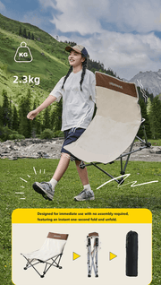 Versatile Outdoor Folding Chair – Chair & Lounger URB7025 by ECOTREK