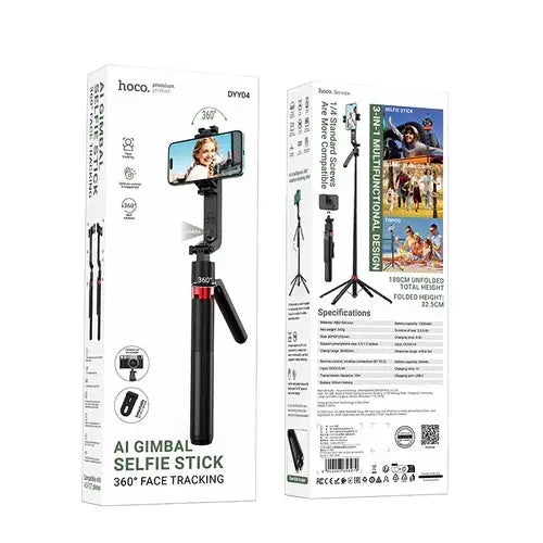 BroDeals mobile phone accessories Automatic Face Tracking Selfie Stick - 1800mm Automatic Face Tracking Selfie Stick - 1800mm