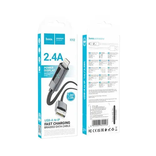 BroDeals USB Charging Cable Fast Charging Nylon Braided Cable with LED Fast Charging Nylon Braided Cable with LED