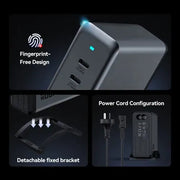 100W 4-Port PD GaN Ultra Fast Desktop Charging Station by BroDeals