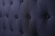 Fenland Headboard Black Double by sue-e furniture